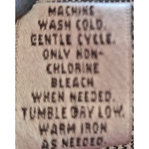 Chico's 2 Gray/ White Striped Linen  Button Front 3/4 Length Sleeve Blouse - Picture 5 of 5